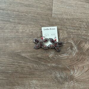 Brown Butterfly Earrings